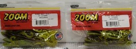 Zoom 002-257 Bull Frog Lizard 6&quot; Soft Bait Plastic Fishing Topwater Lure 9-Pk - £11.00 GBP