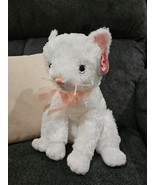 Ty Beanie Buddies “Fancy” the White Cat w/ Pink Bow Plush 2003 - $47.35 CAD