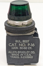 Allen Bradley 800T-P16G Transformer Pilot Light Green X-210963 120V - $24.74