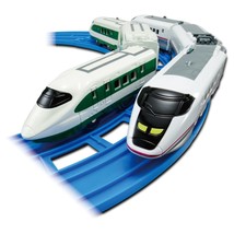 Takara Tomy Plarail 200 Series Color Shinkansen (E2 Series) &amp; E3 Series ... - $58.46