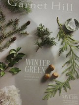 Garnet Hill Catalog November 2017 Winter Green Beautiful Gifts Meaningful Storie - £7.98 GBP