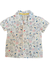 new FIRST IMPRESSIONS Baby Boy BUTTON DOWN SHIRT sz 6-9 Months Circus An... - $10.79