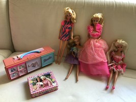 Vintage 1996 Birthday Surprise Barbie, 3 In 1 Barbie Fun,1999 Mattel Case - $99.99