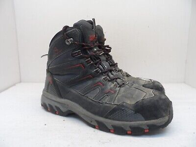 DAKOTA Men&#39;s Mid-Cut 2127 Steel Toe Steel Plate WP Safety Hiking Boots 9EE - $21.37