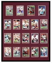 1991 Washington Commanders Framed 16x20 Topps Team Card Set Super Bowl XXVI - £62.27 GBP