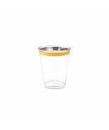 BaydenB Plastic Clear Shot Cups with Gold Rim - 2.5oz | Round | Pack of ... - $79.99+