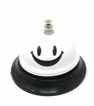 ASIAN HOME Call Bell, 3.35 Inch Diameter, Metal Bell, White Smiley Face,... - £5.38 GBP+