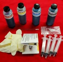 Ink Refill Kit For Afinia L502, L501 and F502 Label Printer (DYE BASE) - £45.32 GBP