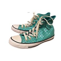 Converse Chuck Taylor Women&#39;s Aqua Iridescent Mermaid High Top Sneakers ... - $37.99