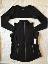 NWT Ladies JO FIT Navy Blue Full Zip Quilted Golf DUO Storm Jacket Vest size XXL image 4