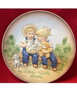 VINTAGE DENIM DAYS COLLECTORS PLATE #1505 ~ BY HOMCO 1985 Sunny Days 8&quot; - £14.72 GBP