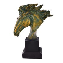 India at Your Doorstep Horse Face Statue for Home Decor Showpiece -21 - £57.40 GBP