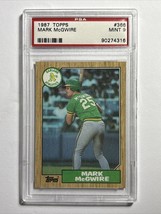 1987 Topps Mark McGwire #366 PSA 9 - £13.31 GBP