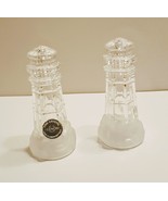 Lenox Fine Crystal Lighthouse w/ Frosted Base Salt &amp; Pepper Shaker Set, ... - $26.04 CAD