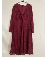 Ladies Dress by PinUp Fashion sz 22W Maroon worn once - €41,99 EUR