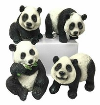 Wildlife China Giant Panda Bear Family Figurine Collectible Sculptures S... - £17.20 GBP
