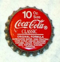 Coca Cola Classic 10 oz Pop Bottle Cap Soda Unused 1960s Baton Rouge Lou... - £2.39 GBP