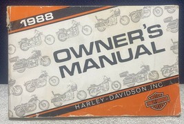 1988 Harley-Davidson Owner's Manual Harley Davidson Motorcycles HG-36M - 5/87 - $17.33