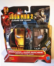 Iron Man 2 Game of War Card Game with 2 Mini Figures Mint in Package 2010 - £7.94 GBP