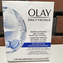 Olay - Daily Facials Purifying Clean 5-in-1 Cleansing Dry Clothes 33ct - £7.91 GBP