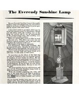 Eveready Sunshine Lamp 1933 Advertisement Union Carbide Lighting DWFF13 - $24.99