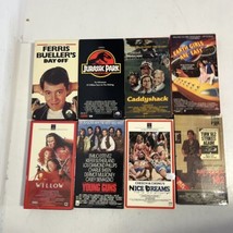 1980s VHS Classic Movies Lot. Willow, Ferris buckler, Jurassic park cadd... - £12.14 GBP
