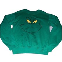 Size XS 1 Dr. Seuss How the Grinch Stole Christmas The Grinch Green Sweatshirt - £17.58 GBP