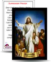 Surrender Prayer - Holy Card / 2 1/4&quot;x 3 1/2&quot; (b) (C) - €1,29 EUR