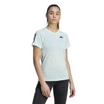 NWT Adidas Women’s Club Tennis Tee Small Aqua IA8354 AEROREADY Recycled image 3