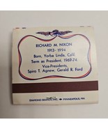 Matchbook Collectible Richard Nixon 37th President USA 1969-74 One 2&quot; Sq... - $6.06