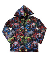 Marvel Avengers Men Jacket Size Small Lightweight Windbreaker Hooded Ful... - £25.75 GBP