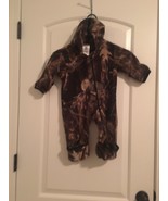 Columbia Baby Boys Brown Camo Footed Bunting Pram Snow Suit Hood Size 12... - £37.42 GBP