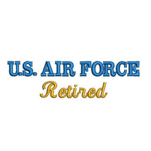 US AIR FORCE USAF Retired Embroidered Polo Shirt - £27.32 GBP+