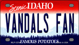 Vandals Fan Idaho Novelty Mini Metal License Plate Tag - $14.95