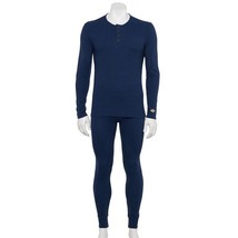 Mens Dickies Base Layer Waffle-Knit Henley Shirt &amp; Pants Set - Large - NWT - £22.01 GBP