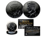 2020 BLACK RUTHENIUM JFK Kennedy Half Dollar U.S. Coin w/COA (Philadelph... - £8.29 GBP