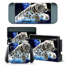 For Nintendo Switch Skin Console &amp; Joy-Con Controller Tiger Vinyl Decal - $223.12 MXN