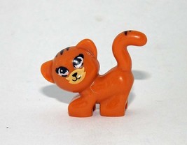 Minifigure Custom Toy Cat Kitty Brown Animal - £1.43 GBP