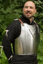 Medieval Knight Chur burg Cuirass Warrior Breastplate SCA Lerp Costume Cosplay - £146.39 GBP