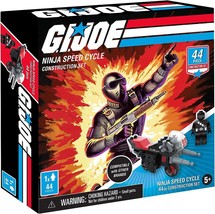 GI Joe Ninja Speed Cycle Construction Set, Building Kit (44 PCS) - £6.04 GBP