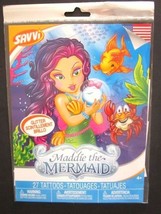 SAVVI TATTOO Maddie The Mermaid 27+  2&quot; - 1/2&quot; Made In USA Package Brand... - £6.22 GBP