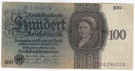 Germany, 100 Reichsmark, 1924, ReichsBanknote, P178, XF V. Rare - $544.20