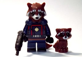 PAPBRIKS Rocket Raccoon Guardians of the Galaxy Vol 3 Custom Minifigure! - £6.10 GBP