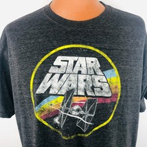 Disney Star Wars Tie Fighter Star Fighter X Fighter XL Gray T Shirt Rain... - $29.99