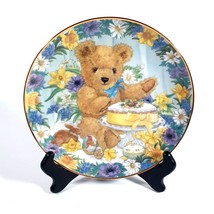 Teddys Easter Treat Sarah Bengry Vintage Plate Collectable Franklin Mint Heirloo - $28.05