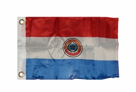 12X18 12&quot;X18&quot; Country Of Paraguay Boat Motorcycle Flag Grommets - £11.18 GBP