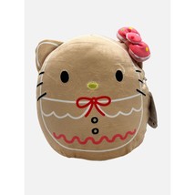 Squishmallows Sanrio 2023 10&quot; Hello Kitty Christmas Gingerbread Plush Stuffed To - £26.06 GBP