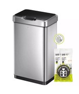 EKO Mirage-T 50 Liter / 13.2 Gallon Touchless Rectangular Motion Sensor ... - $125.00