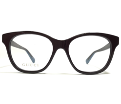 Gucci Eyeglasses Frames GG0923O 004 Dark Burgundy Red Blue Fade Round 51-17-140 - £119.38 GBP