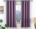 Mangata Casa Purple Blackout Curtains With Grommets, 2 Panels, 52 X 72 I... - £34.36 GBP